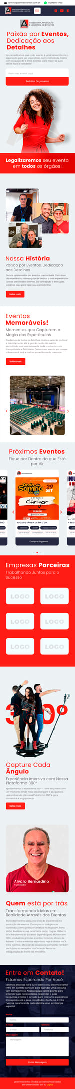 A Entre Eventos - www.joaocarlosdev.com.br - Mobile